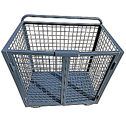 Контейнер сетчатый на колесах с дверями