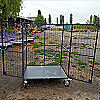 Контейнер сетчатый на колесах с дверями СТК-1300х900х1300